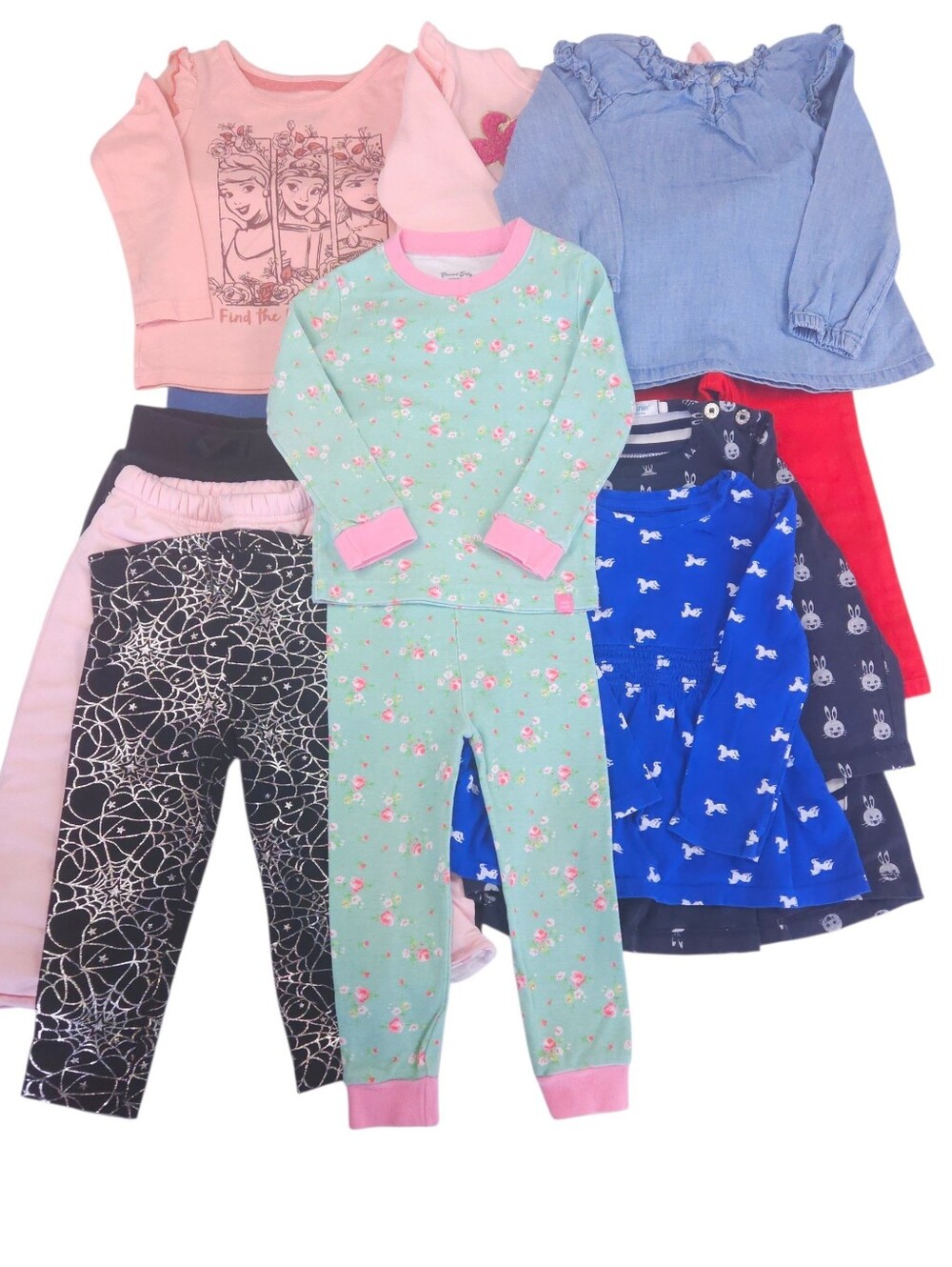 Large Bundle Of Girls 2T Cold Weather Clothes